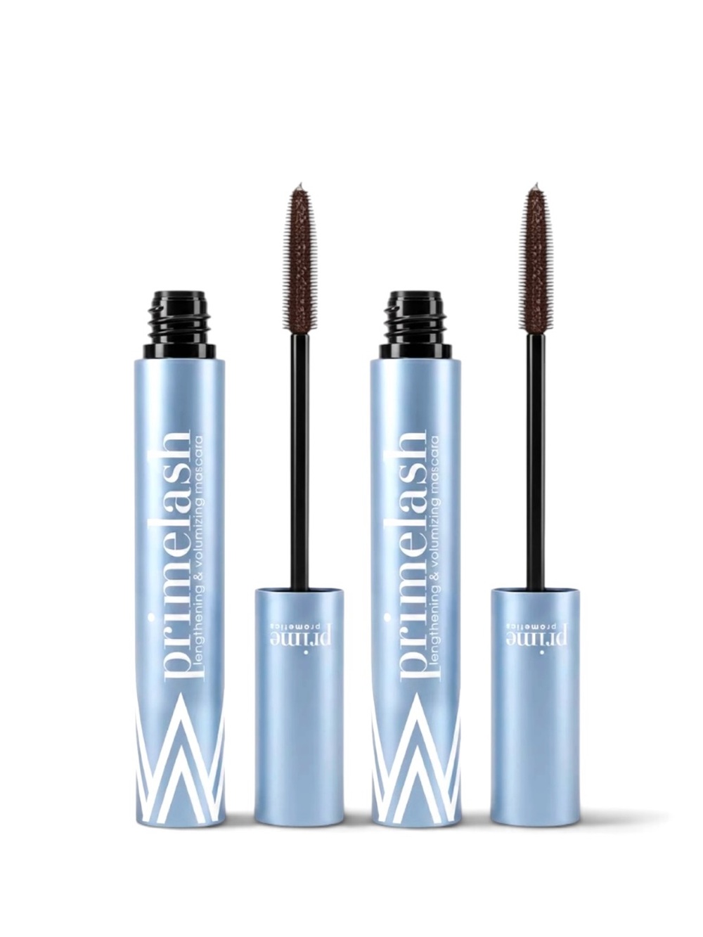 (2) Prime Prometics Lash Lengthening & Volumizing Mascara — Brown
